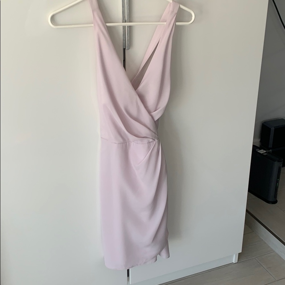 BCBG pastel pink/purple dress.
